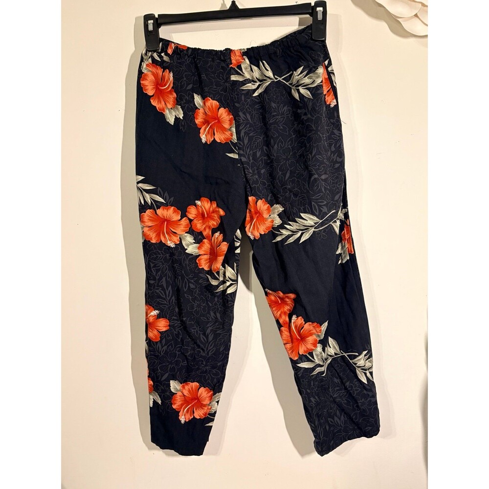Caribbean Joe flower pants for women size M